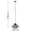 1 - Light Black Unique/Statement Pendant