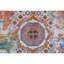 Hand Knotted Wool Area Rug in Rust