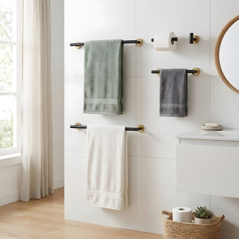 Ensemble d'accessoires de quincaillerie pour salle de bain 14 pièces