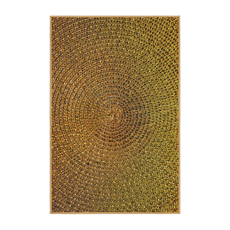 Tapis de fond doré, Rectangle 2 pi x 4 pi