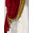 American Thick Velvet Red High-end Curtain Fabric Finished 2pc