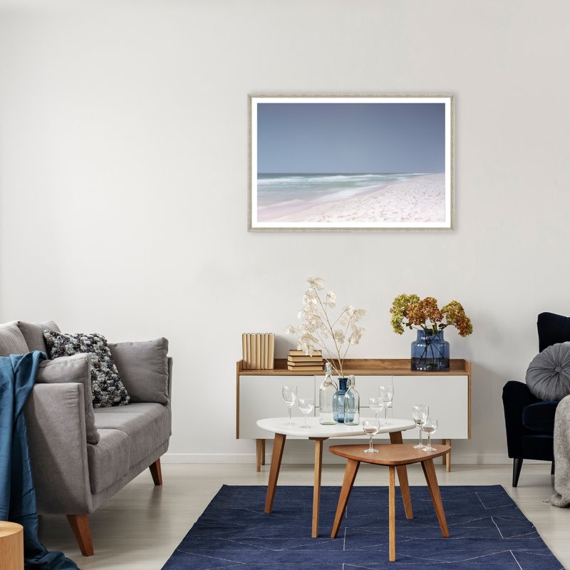 No Fishing, Glass Frame, White, 30" H x 45" W
