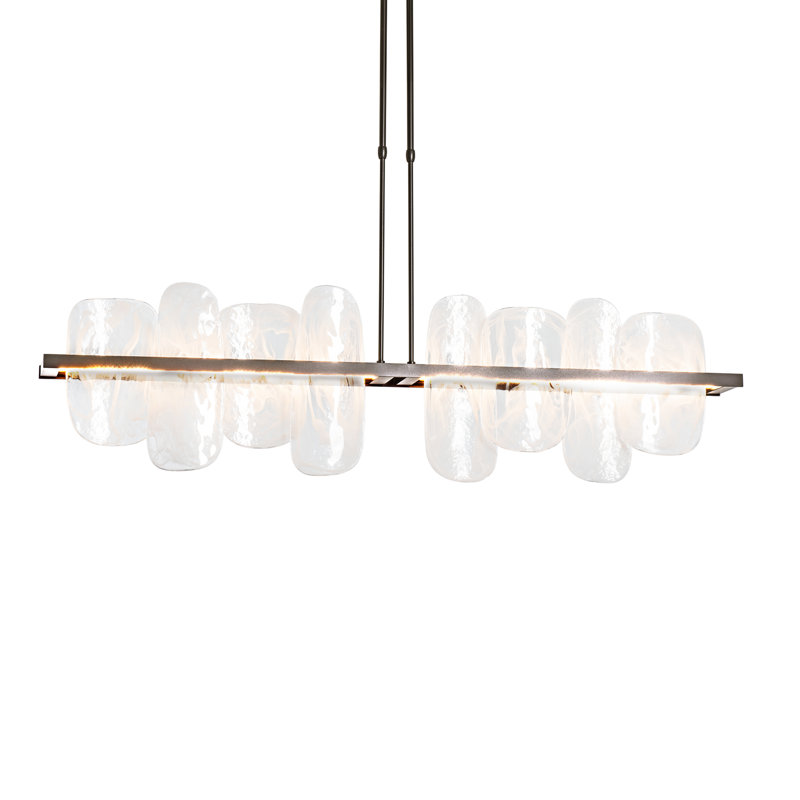 Vitre 1 - Light Kitchen Island Linear LED Pendant, Oil Rubbed Bronze