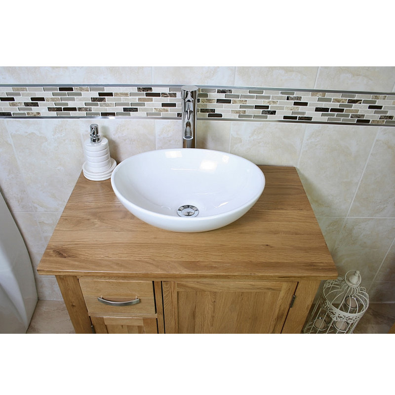 Waples 750mm Single Bathroom Vanity with Vessel Ceramic Basin