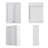 Shake Style 19" W X 27" H Bathroom Wall Mounted Cabinet With Adjustable Shelf, Two Doors