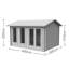 Chiltern 13 x 11 Ft. Tongue & Groove Log Cabin-388710125