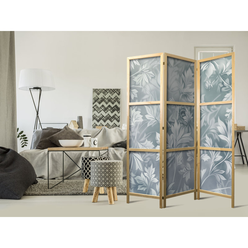 171cm H Solid Wood Folding Room Divider, 171cm H x 135cm W x 1.2cm D