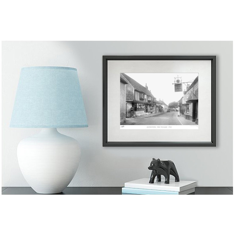 Alfriston, The Village 1921 by Francis Frith - Single Picture Frame Print, 40cm H x 50cm W x 2.3cm D