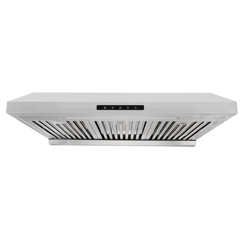 Vesta Stainless Steel 850 CFM Ducted (Vented) Under Cabinet Range Hood with Baffle Filter