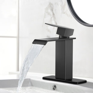 Wilmall Single Handle Bathroom Faucet with Drain