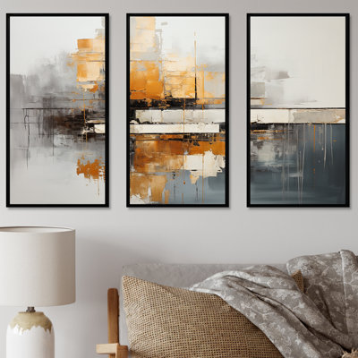 «Lakehouse Foilage Solitude - Lakes Lakehouse», ensemble de reproduction d'art mural