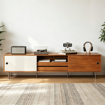 Simple Brown TV Cabinet