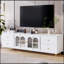 Meuble télé 70,9 po avec porte en verre-375977014