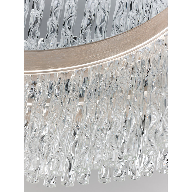 Chime 8-Light Unique / Statement Wagon Wheel Chandelier