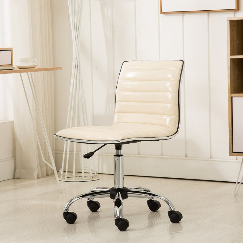 Chaise de bureau Fremo Chromel, Beige
