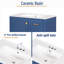 Meuble-lavabo simple 30 po avec comptoir en céramique-573887010