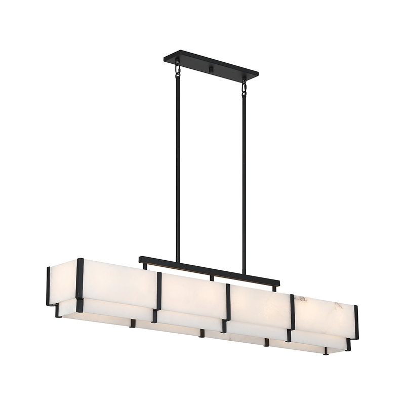Orleans 8-Light Bronson in Black Cashmere, Black Cashmere