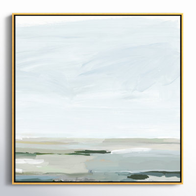 Catrena Pure Stillness - Floater Frame Painting Print on Canvas