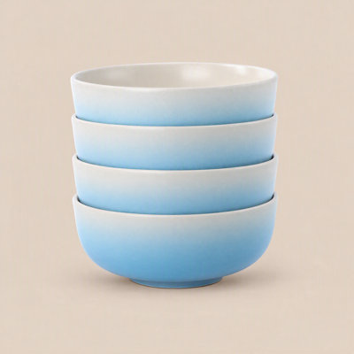 Ensemble de 4 bols à soupe en grès de 15 cm (6 pouces)