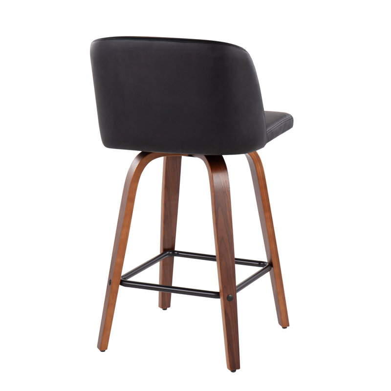 Contemporary Counter Stool, Black
