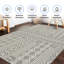 Tapis d'extérieur tissé à motif géométrique Tribal
