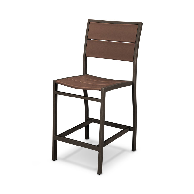 Chaise d'appoint POLYWOOD Surf City, Bronze texturé / Lanterne rétro