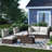 Fully Assembled Outdoor Wicker Sofa Set With Cushions – Seats 4