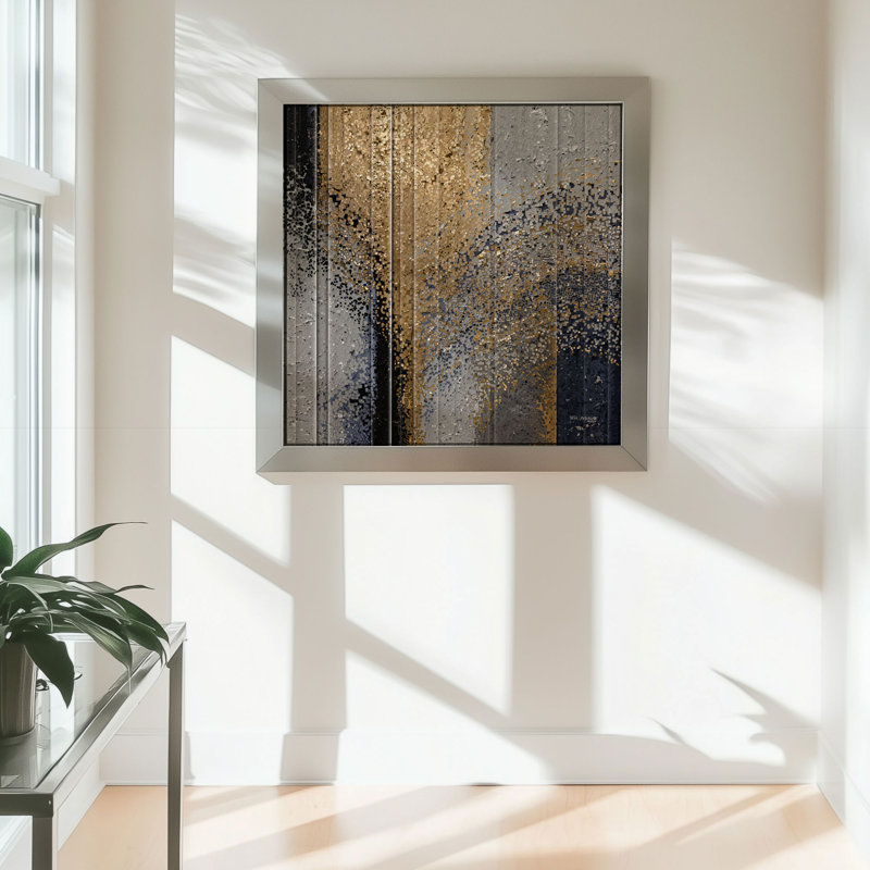 2 Jean 1: 6. «Love's True Journey» par Mark Lawrence, H 33,5 po x l 33,5 po x P 0,75 po, Acrylique encadré, Espresso