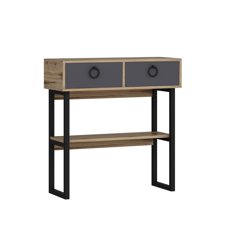 Console Table Haig, Light Oak/Antihracite