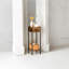 Sirine 25cm W Steel Bedside Table-99842778