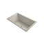 Underscore 72" x 42" Drop-in Whirlpool  Bathtub with Bubble Massage Technology-507605081