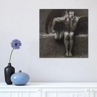 Lucifer, 1892 by Franz Von Stuck - Painting on Canvas