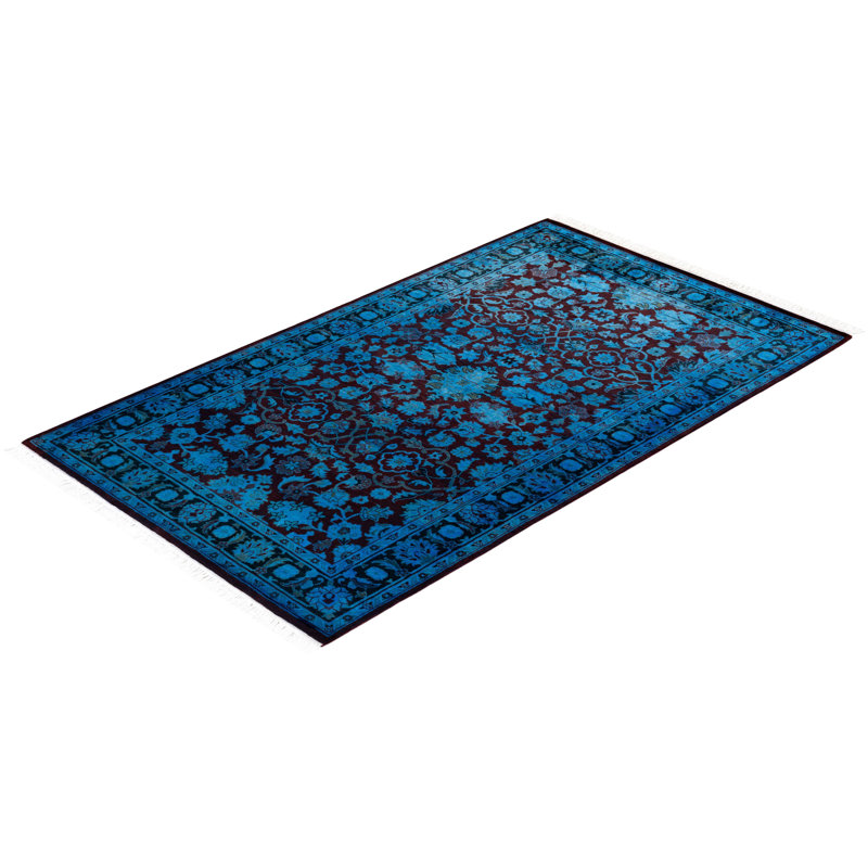 Fine Vibrance One-of-a-Kind 3' 1" X 5' 2" Hand Knotted Area Rug