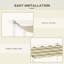 Brycyn Dakota Fields Beige Fabric Replacement Canopy for Pergola-903863421