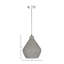 Kennsie Concrete Resin Pendant Light, Light Stone gray