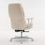 Chaise de bureau ergonomique en suède, dossier réglable, pour bureau à domicile-142158059
