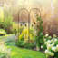 Ridpath 150cm H x 45cm W Metal Gothic Trellis Side Panel