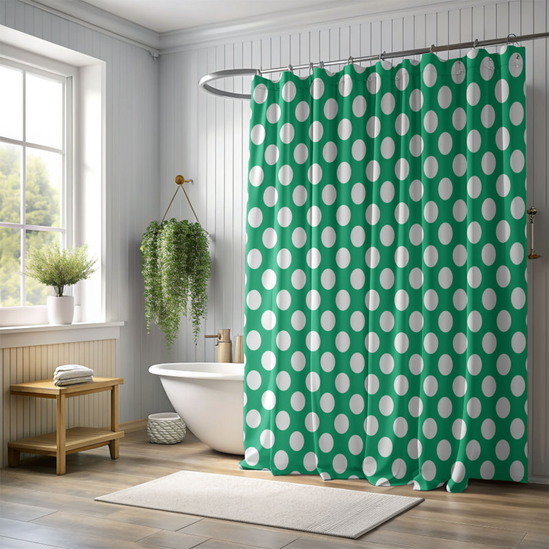 Minimal Lines - Rideau de douche Premium_0153, H 74 po x l 71 po