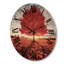Horloge murale en bois massif Nicut-439227455