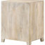 Armoire décorative en bois massif blanchi avec tiroir pour l'organisation de l'espace de vie