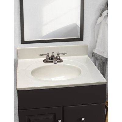 Cultured Marble Vanity Top with Backsplash