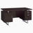 Weathered 2-Drawer Floating Top Office Desk-110644423