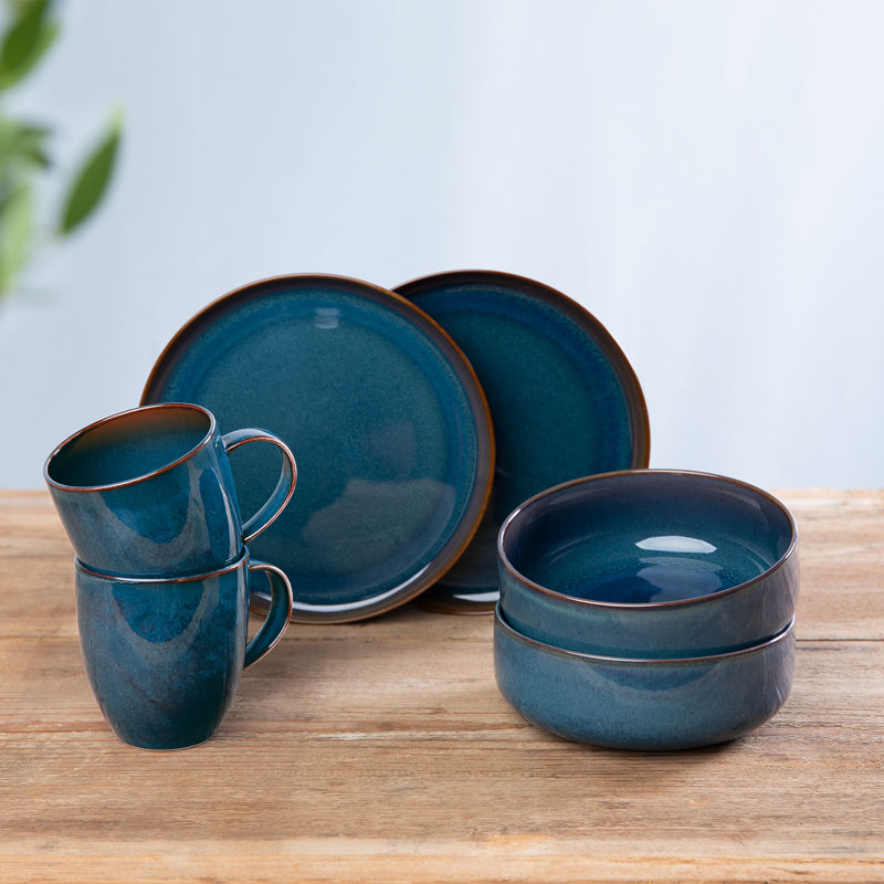 like. by Villeroy & Boch, Crafted Breeze Coffee Cup, 8.25 oz, Blue