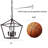 Aspen 4-Light Dimmable Lantern Geometric Chandelier-771931917-744401267