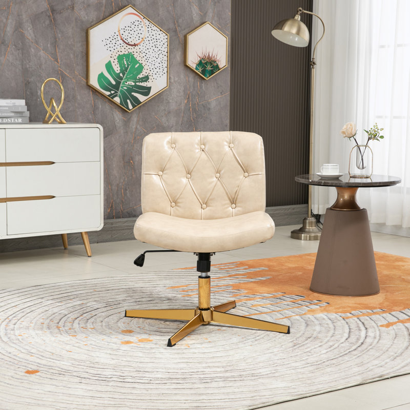 Chaise de travail Medwyn, Abricot