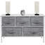 Storage Cube Dresser - Gray White-401422836