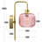 Plug-In/Hardwired Armed Sconce Iron Wall Sconces With Bulb-2040481894