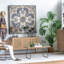Grand panneau d'art mural, décoration murale carrée pour salon, salle à manger, bureau, chambre à coucher