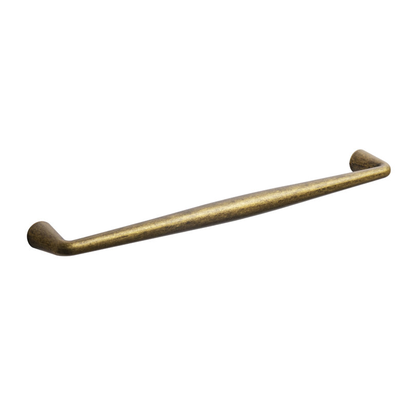Ensemble de poignées à barre centrale à broches, 7 9/16", Laiton antique