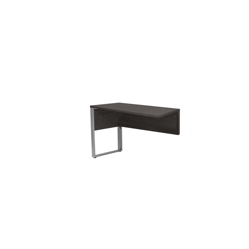 Ensemble de bureau d'écriture en L 3 pièces Maysey, Espresso